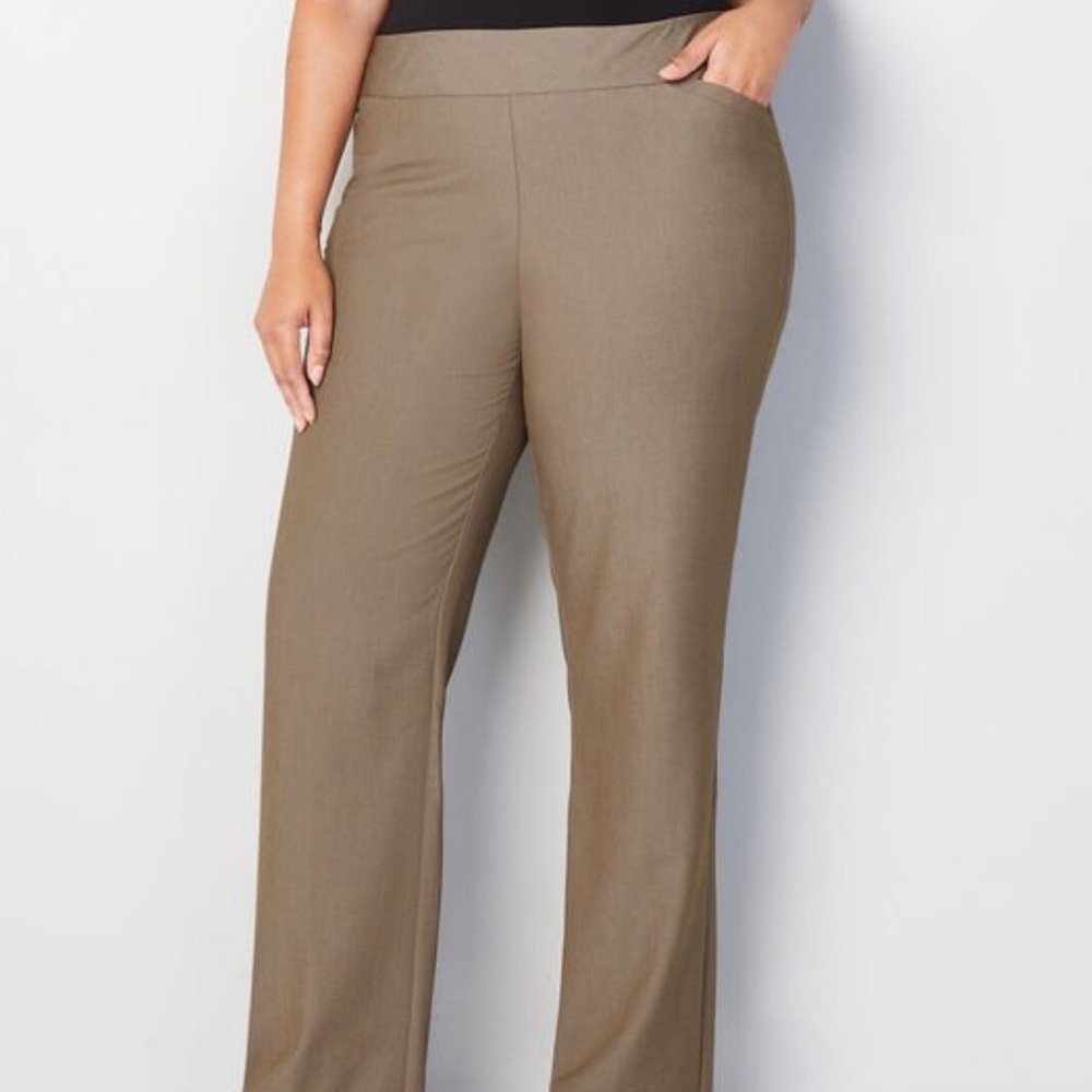 AVENUE SLIMMING PULL-ON PANT WITH TUMMY CONTROL